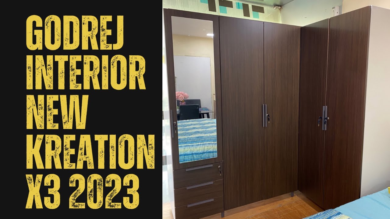 Godrej Interior NEW almirah KREATION X3 2024 godrej almira 5 door godrej new Almira design YouTube