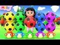 कलर बॉल फिंगर फ़ैमिली | Color Ball Finger Family | Melly Hindi Rhymes