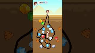 Pull the gold game funny moment Hard level-126 #puzzle #viral #shortsgame #shortsl