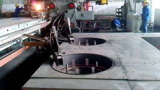 Copper wire or brass wire coiler for extrusion press