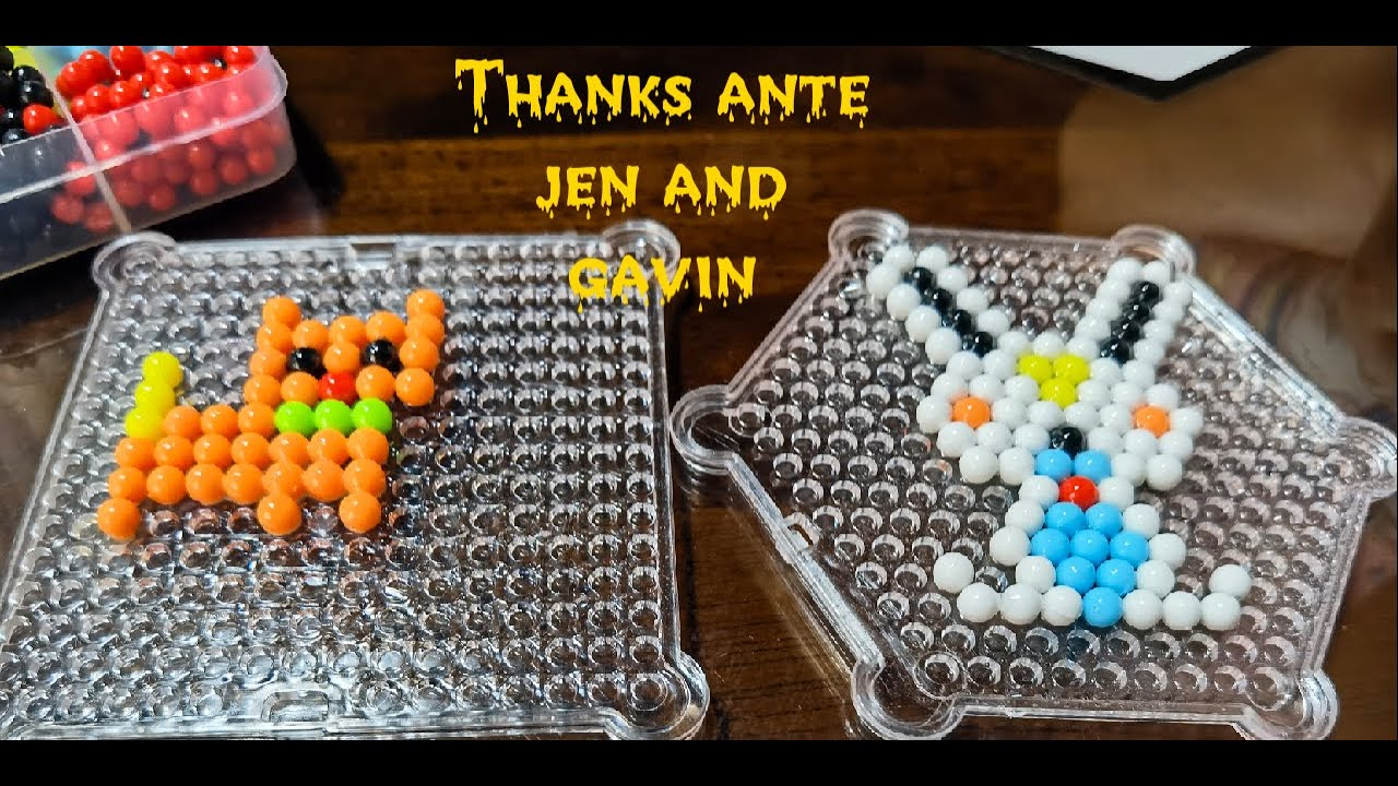 DIY Water Magic Sticky Beads Arts for kids YouTube