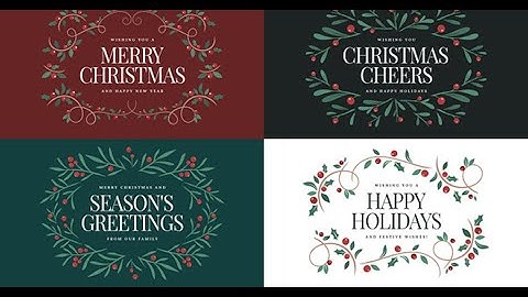 Christmas Titles | After Effects template - Envato elements