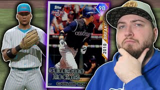 The BEST Evolution Card in MLB The Show 20! 90 Carlos Gonzalez Debut!