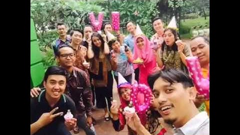 Vivid F. Argarini - Birthday Surprise dari Mahasiswa KALBIS Institute