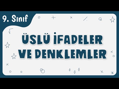 Üslü İfadeler ve Denklemler | 9.Sınıf Matematik | TYT 2022