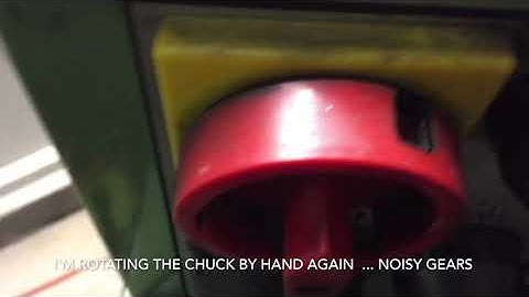 Is this Emco Super 11 Lathe Gear Noise Normal?