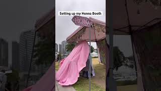मेरा मिनिमल हिना बूथ सेट अप! 🌿 सरल लेकिन प्रभावी #हिना #मेहंदी #हेन्ना टैटू screenshot 5