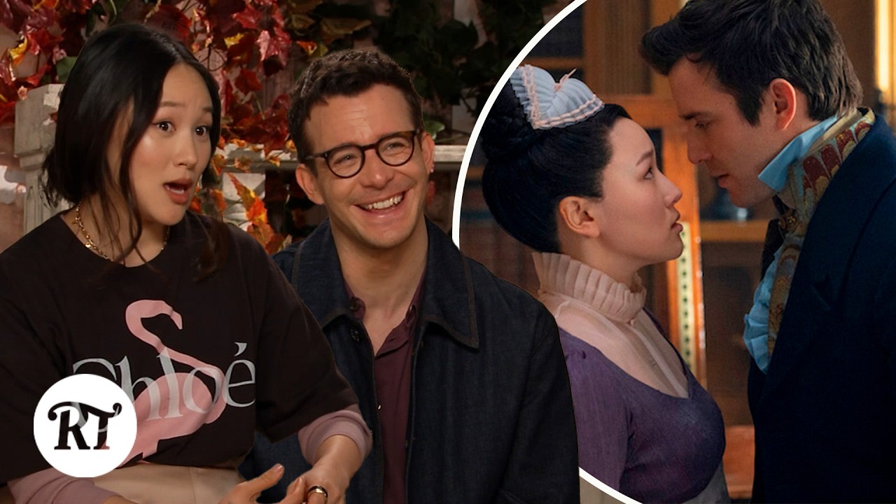 Luke Thompson and Yerin Ha REVEAL all about filming steamy bath scene in Bridgerton