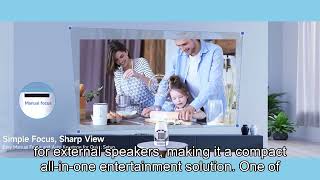 Magcubic Mini Projector Review 4K Support, Wifi 6 Built-In Soundbase Speaker