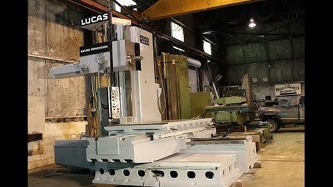 4" Lucas 42B-120 Horizontal Boring & Milling & Drilling Machine