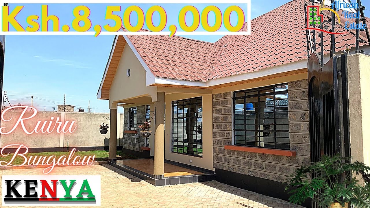 Inside a Ksh.8.5M ($85,000) BUNGALOW IN RUIRU KIAMBU KENYA- Cosy & Classy