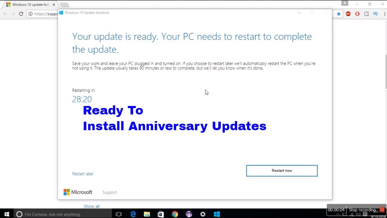 Kết quả hình ảnh cho your upgrade to windows 10 is ready restart now