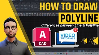 What are the differences between the Line and the Polyline in AutoCAD | Quick tips to save time