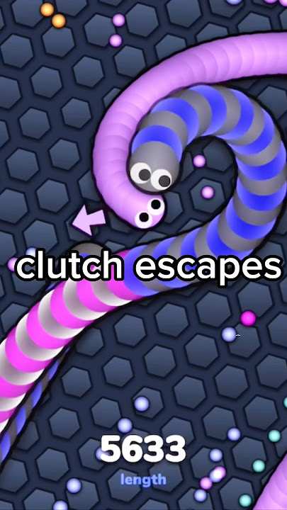 I escaped a double trap! Slither io