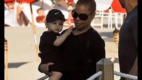 Janet Jackson's Baby Son Eissa's, looks like his f...