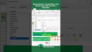 Menambahkan warna dan Emoji otomatis #excel #spreadsheetmagic #exceltips #googlesheets #exceltricks