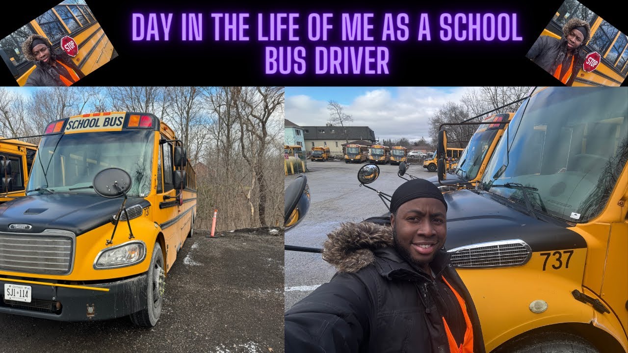 DAY IN THE LIFE OF ME AS A SCHOOL BUS DRIVER - YouTube