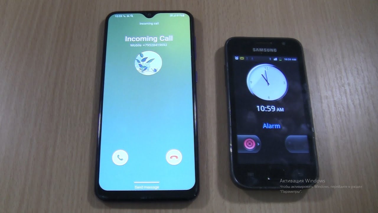 Incoming call & Ringing alarms at the Same Time Samsung Galaxy S1 Black ...