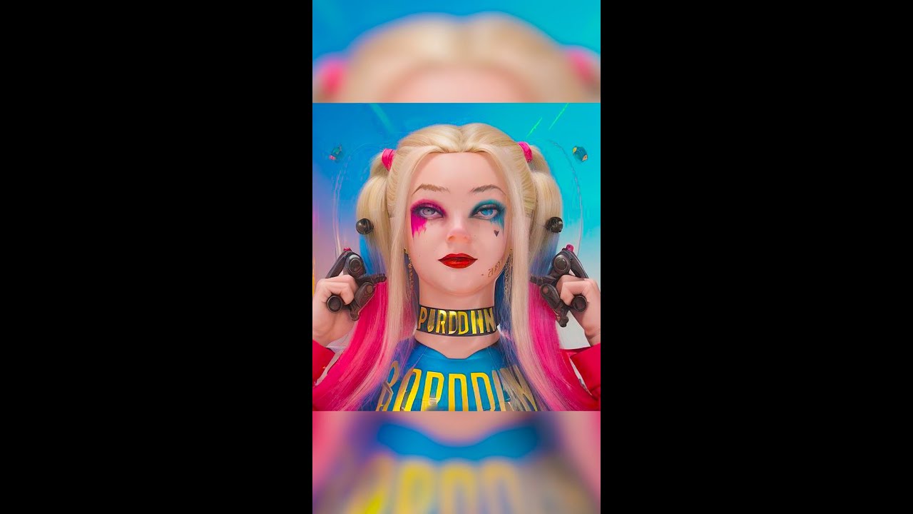 Harley Quinn Beauty Transformation 🔥 