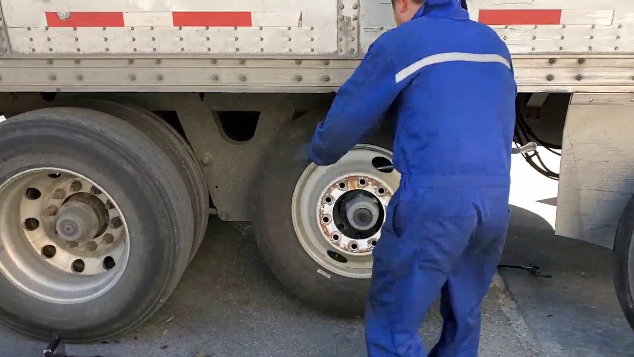 How to change truck tire in 5 minutes YouTube