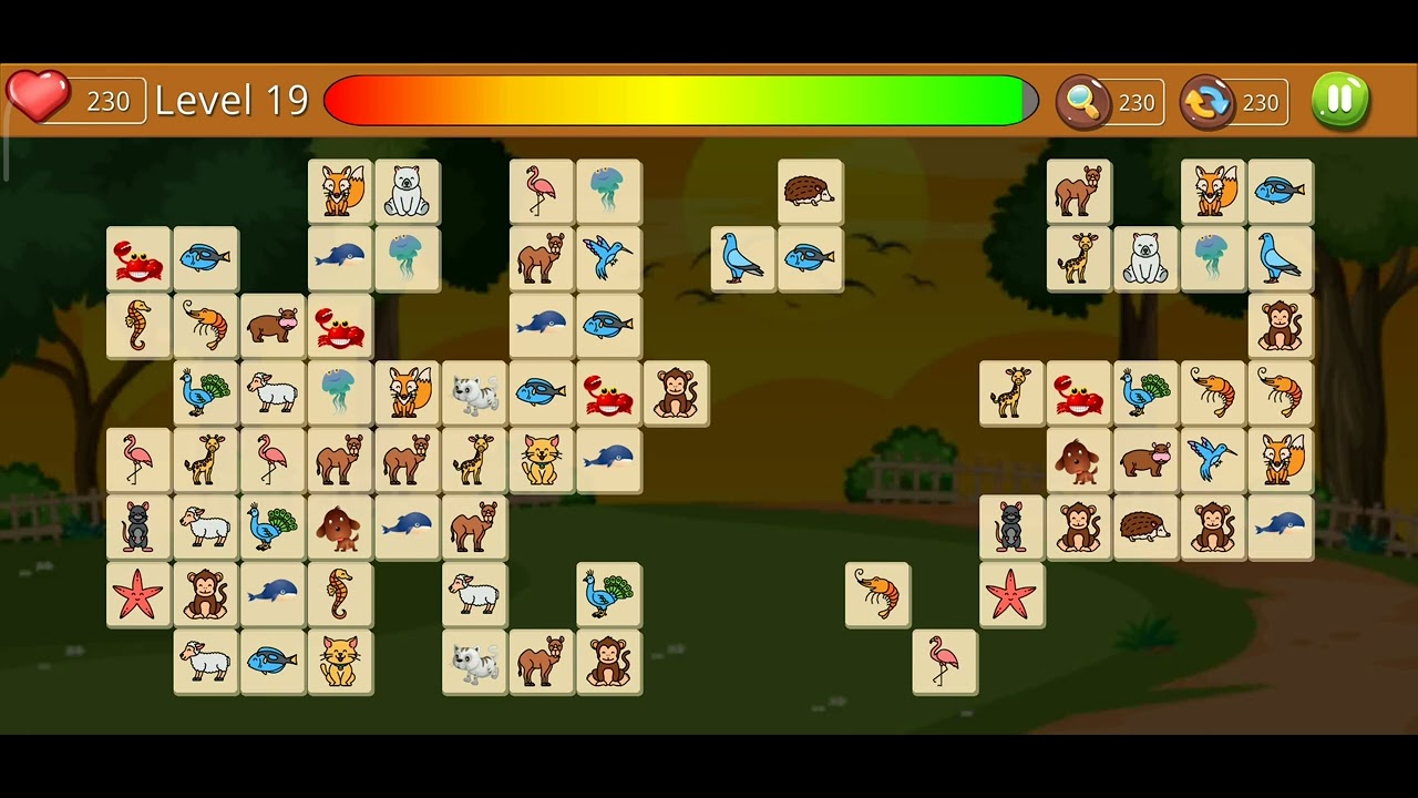 Animal connect game Level -19 - YouTube