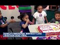 Family shares heartwarming birthday cake tradition