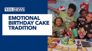 Family shares heartwarming birthday cake tradition