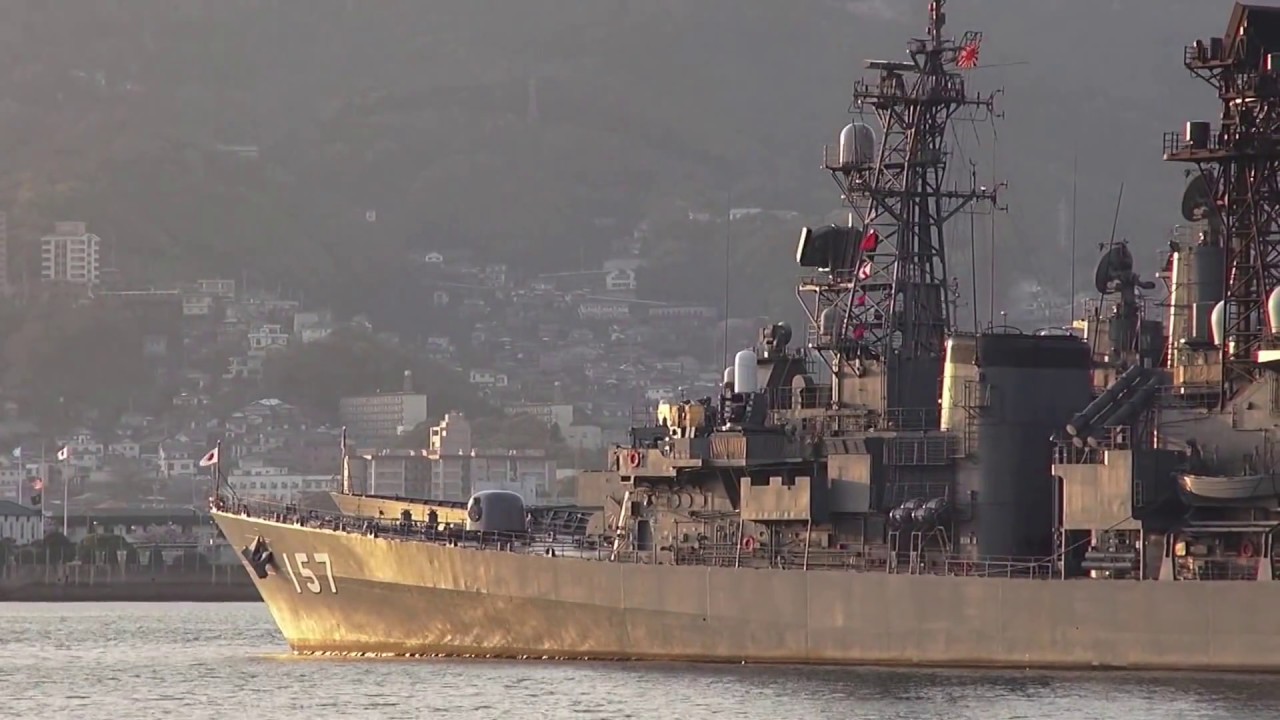 艦対空ミサイル8連装発射機 】 護衛艦「さわぎり（沢霧）」 動作確認