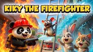 Panda Firefighter Kiki Saves the Day! | BabyBus Rescue Adventure for Kids| Fun Learning for Kids  screenshot 5
