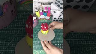 Diy bottle masroom..#*table decor ideas..#*west bottle diy..#*essay homemade craft..#*youtube shorts