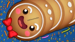 WormsZone 😱 Tranding gameplay videos 😍 || best Biggest senake gameplay #ankitworms9m