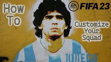 FIFA 23⚽How To Customize Squads And Reset Them