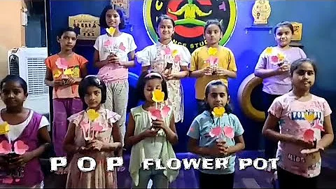 DIY- White Cement Flower Pot // Paper Easy Cement Pottery Making