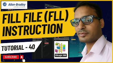 Allen Bradley PLC Training 40 - Fill File (FLL) Instruction in Allen Bradley RSLogix500