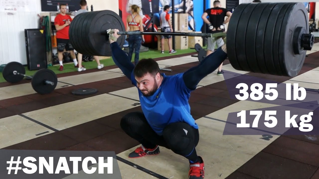 SNATCH 175kg / 385 lbs /A.TOROKHTIY YouTube