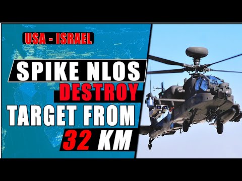 US AH-64 Apache armed with Spike NLOS missiles destroy target from 32 KM | GEOPOLITIKI