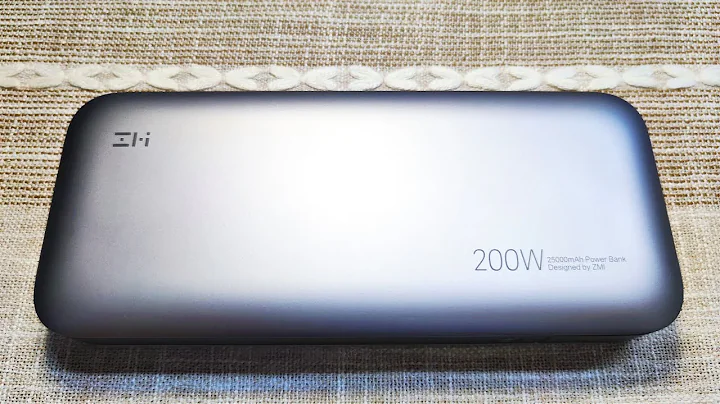 紫米20号行动电源 开箱评测 25000mAh 200W行动电源( Xiaomi ZMI Powerpack No.20 25000 Power bank QB826 Unbox And Test ) - 天天要闻