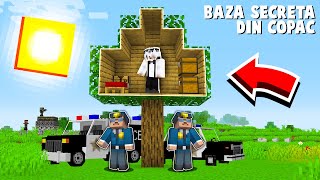 Am Facut O BAZA SECRETA in COPAC Ca Sa Fug De POLITIA din MINECRAFT!