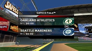 MVP Baseball 2004 (GameCube) A's vs Mariners