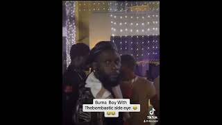 Burna Boy Really Had A side eye moment 😂