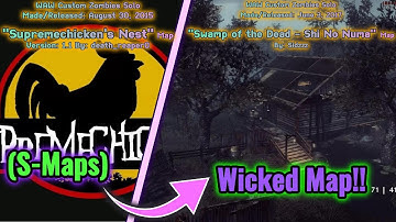 WAW Custom Zombies Solo▐ "Supreme Chicken Nest & Swamp Of The Dead" Map Completed