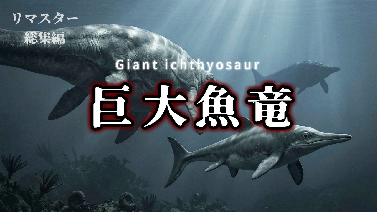 【リマスタ総集編】巨大魚竜の世界｜海を支配した爬虫類たち
