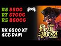 RX 6500 XT | R5 5500 x R7 5700G x R5 8600G | BENCHMARK | LIKE A DRAGON PIRATE IN HAWAII | 16GB RAM
