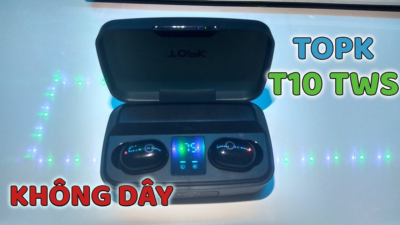 Tai Nghe Bluetooth Không Dây TOPK T10 