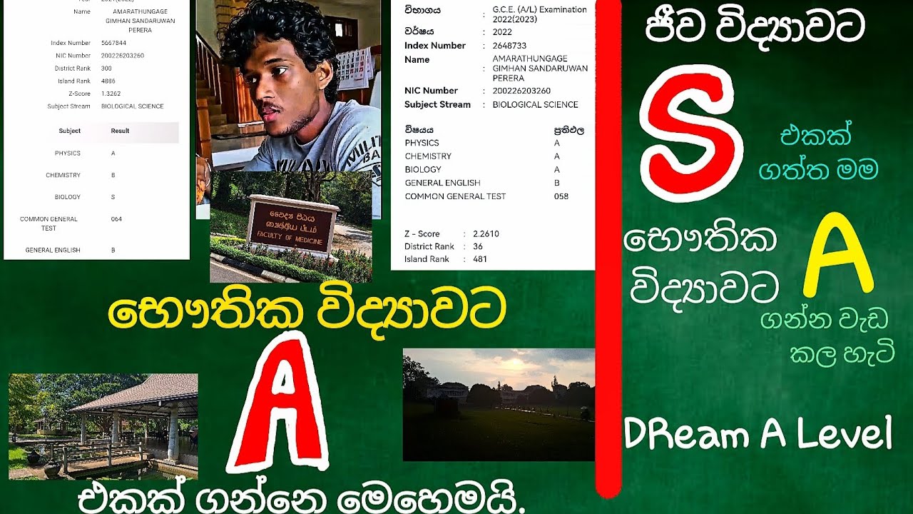 මම භෞතික විද්‍යාවට  A එකක් ගත්ත විදිය|How did I get A for PHYSICS|A Medical student's Story#physics