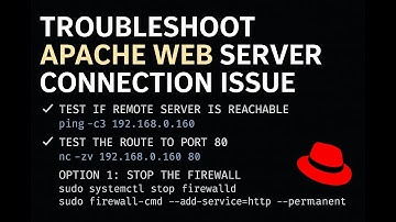 Troubleshoot Apache Web Server Connection Issues | Linux Firewall & Port 80 Debugging