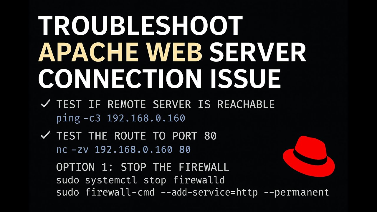 Troubleshoot Apache Web Server Connection Issues | Linux Firewall ...