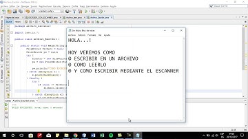 LEER Y ESCRIBIR ( ESCRIBIR CON ESCANNER )EN UN FICHERO txt DESDE JAVA