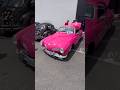 Very pink VW KARMANN GHIA on polished alloys #vw #ghia #karmann #pink