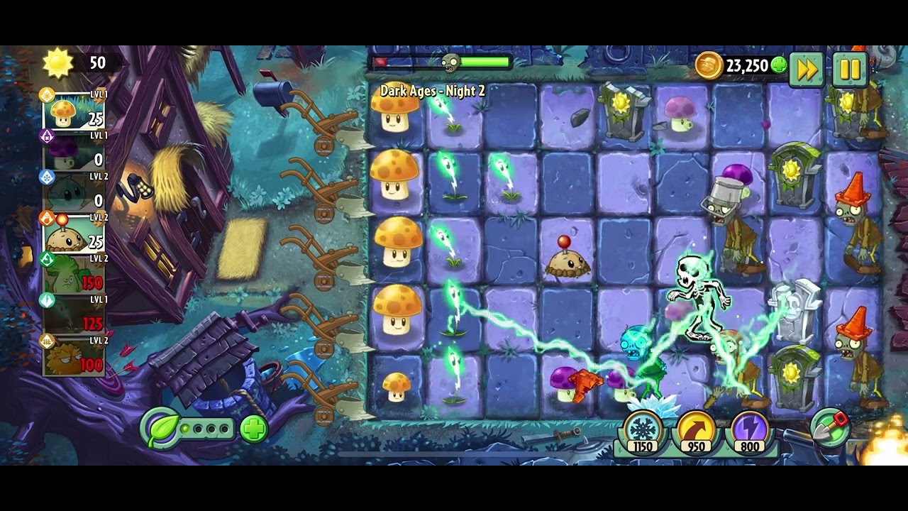 Plants vs Zombies 2 - Dark Ages - Night 2 - 2023 - YouTube